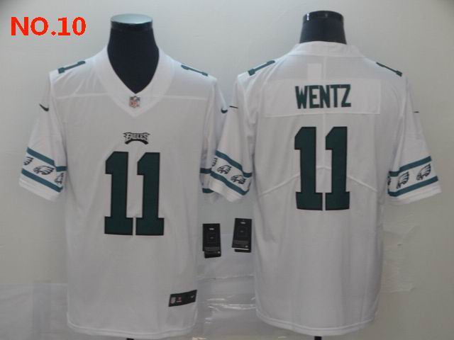 Men's Philadelphia Eagles #11 Carson Wentz Jersey NO.10;